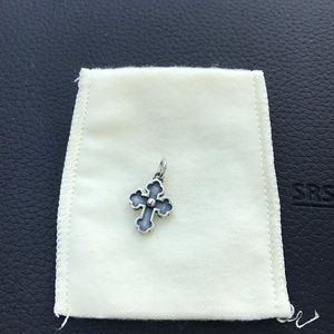 *RETIRED CHARM* James avery beaded cross charm